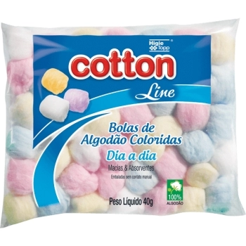 ALGODAO BOLA COLORIDA 40GR PARENTEX