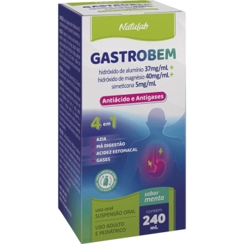 GASTROBEM SUSP MENTA 240ML NATULAB