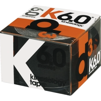 FITA KINESIOLOGIA ELASTICA PRETO 5CM X 6MT NZ BRAZIL