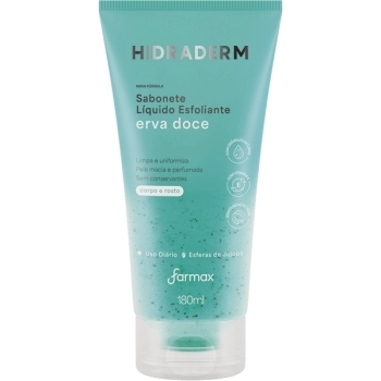 HIDRADERM SABONETE ESFOLIANTE ERVA DOCE 180ML FARMAX