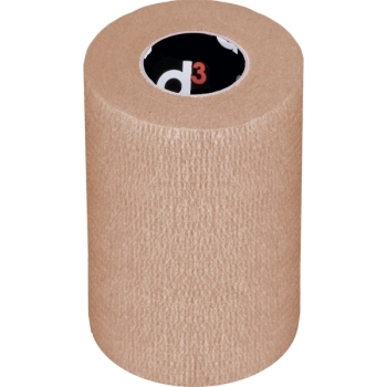 BANDAGEM COESIVA ELASTICA BEGE POLY BAG 10CM X 5MT NZ BRAZIL