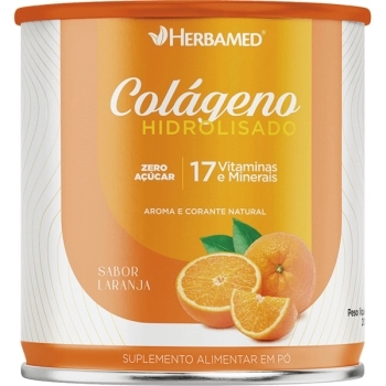 COLAGENO HIDROLISADO LARANJA 200GR HERBAMED