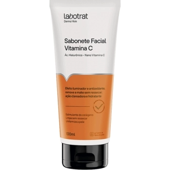 SABONETE FACIAL VITAMINA C DERMO SKIN 100ML LABOTRAT