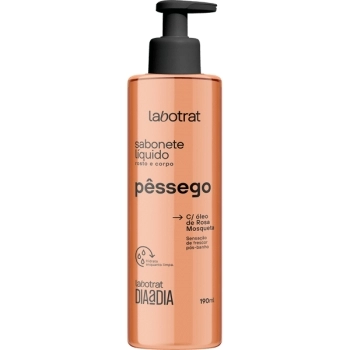 SABONETE LIQUIDO ROSTO E CORPO PESSEGO 190ML LABOTRAT