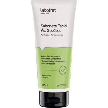SABONETE FACIAL ACIDO GLICOLICO DERMO SKIN 100ML LABOTRAT