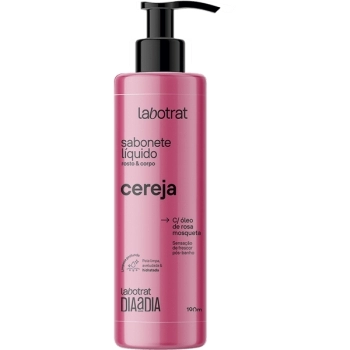 SABONETE LIQUIDO ROSTO E CORPO CEREJA 190ML LABOTRAT