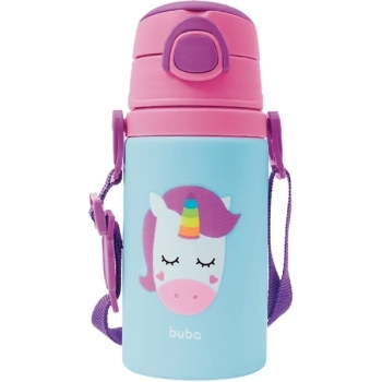 BUBA GARRAFINHA ALUMINIO ANIMAL FUN UNICORNIO 450ML