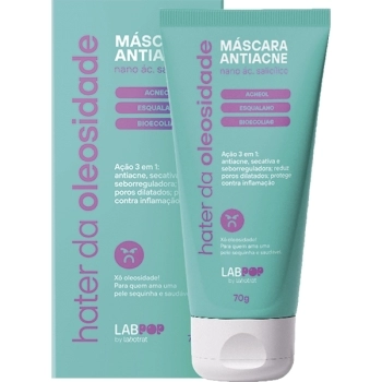 MASCARA FACIAL HATER DA OLEOSIDADE (ANTIACNE) 70GR LABOTRAT