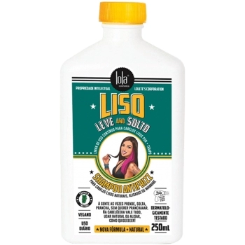 LOLA LISO LEVE E SOLTO SHAMPOO ANTIFRIZZ 250ML