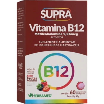 SUPRA VITAMINA B12 500MG 60CPS HERBAMED