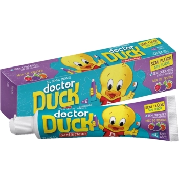 GEL DENTAL INF DR DUCK MIX FRUTAS S/FLUOR 50GR DENTALCLEAN