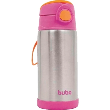 BUBA COPO TERMICO PAREDE DUPLA ROSA 400ML
