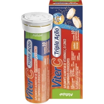 VITER C 1GR TRIPLA ACAO 10CPR EFERV NATULAB