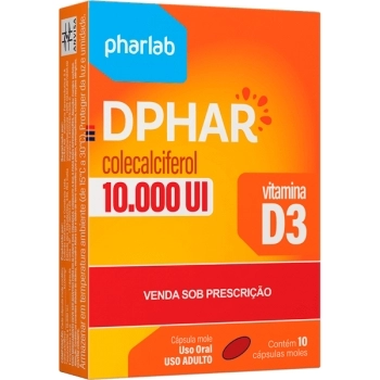 DPHAR 10.000UI 10CPS PHARLAB