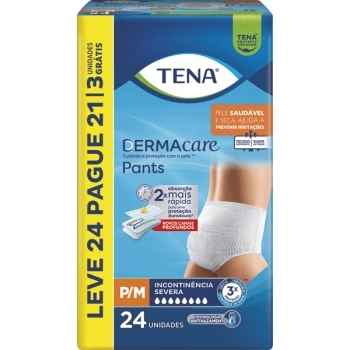 ROUPA INTIMA TENA PANTS DERMACARE P/M L24 P21 UND ESSITY