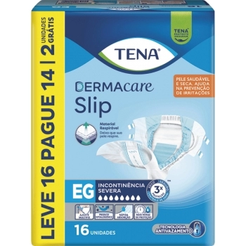 FRALDA TENA DERMACARE SLIP EG L16 P14 ESSITY