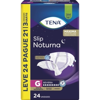 FRALDA TENA SLIP NOTURNA G L24 P21 ESSITY