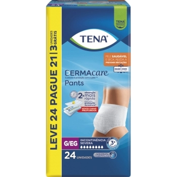 ROUPA INTIMA TENA PANTS DERMACARE G/EG L24 P21 UND ESSITY