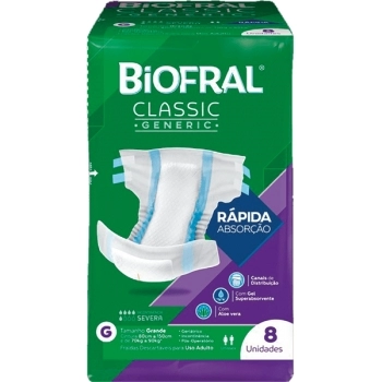 FRALDA BIOFRAL CLASSIC GENERIC G 8UN ESSITY