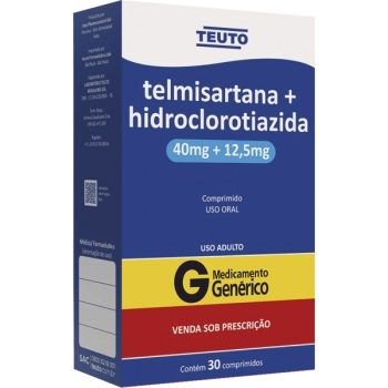 G.HIDROCLOROTIAZIDA 25MG 30CPR TEUTO