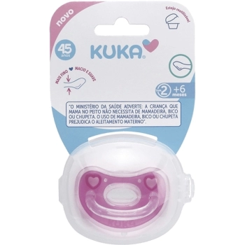 KUKA CHUPETA ELEGANCE PREMIUM ORTO N2 ROSA
