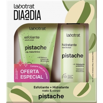 KIT HIDRATANTE+ESFOLIANTE ROSTO E CORPO PISTACHE LABOTRAT