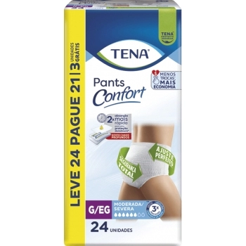 ROUPA INTIMA TENA PANTS CONFORT G/EG L24 P21 ESSITY