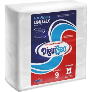 FRALDA DESC GERIATRICA DIGUISEC M 09UN DIGUINHO