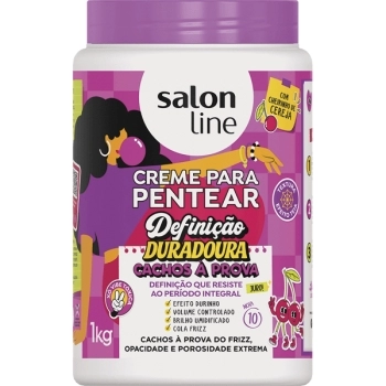 CREME PENTEAR DEFINICAO DURADOURA CACHOS A PROVA 1KG SALON LINE