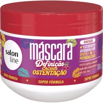 MASCARA TRATAMENTO DEFINICAO CACHOS OSTENTACAO 300GR SALON LINE
