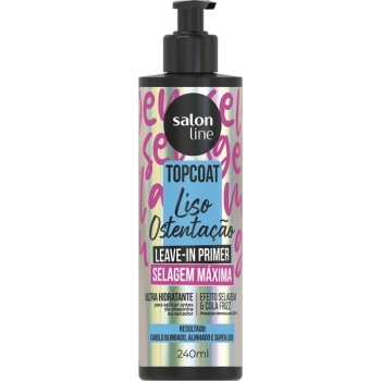 TOPCOAT LEAVE-IN LISO OSTENTACAO CONDICIONANTE 240ML SALON LINE