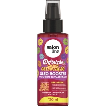 OLEO BOOSTER DEFINICAO CACHOS OSTENTACAO 120ML SALON LINE