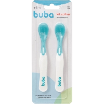 BUBA KIT 2 TALHERES TERMOSSENSIVEIS AZUL/ROSA