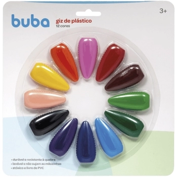 BUBA GIZ DE PLASTCO 12 CORES