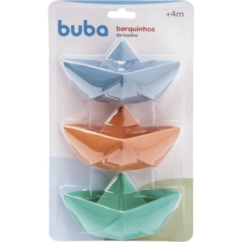 BUBA BARQUINHOS DE BANHO EM SILICONE 3UN (+ 4M)