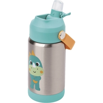 BUBA COPO PAREDE DUPLA C/CANUDO ZOO DINO 360ML ( 3+ )