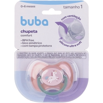 BUBA CHUPETA COMFORT Nº1 MAGIC UNICORNIO ROSA