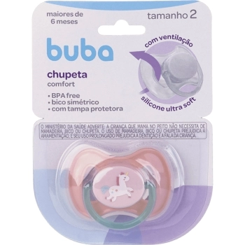 BUBA CHUPETA COMFORT Nº2 MAGIC UNICORNIO ROSA