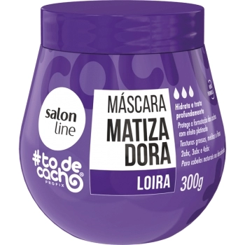 TODECACHO MASCARA MATIZADORA ROXA (LOIRA) 300GR SALON LINE