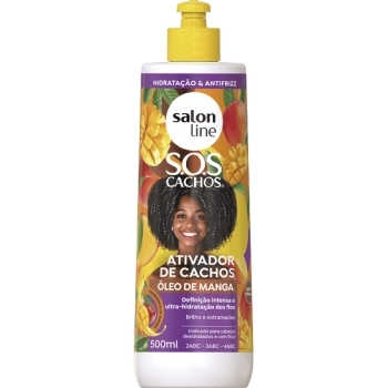 SOS CACHOS CREME PENTEAR OLEO DE MANGA 500ML SALON LINE