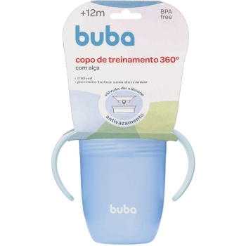 BUBA COPO TREINAMENTO 360º C/ALCA AZUL 210ML