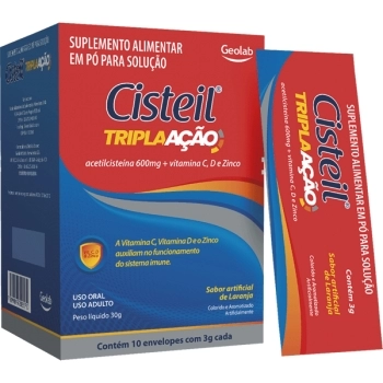 CISTEIL 600MG 10 ENVELOPES GEOLAB