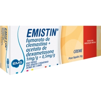EMISTIN (FUMARATO CLEMASTINA+DEXAMETASONA) CREME 20GR EMS