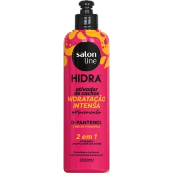 HIDRA ATIVADOR CACHOS HIDRATACAO INTENSA 300ML SALON LINE