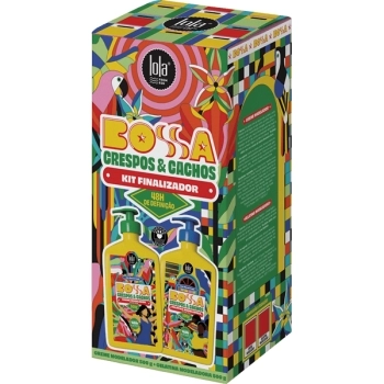 LOLA BOSSA CRESPOS E CACHOS KIT FINALIZADOR (CREME MODELADOR+GELATINA MODELADORA) 500GR CADA