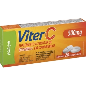 VITER C 500MG 20CPR NATULAB