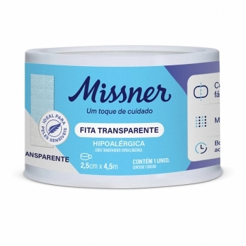 FITA TRANSPARENTE HIPOALERGICA 2,5X4,5 MISSNER