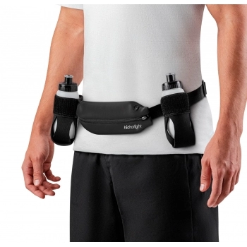 POCHETE FIT BOTTLE PRETA + 2 GARRAFAS BRINDE HIDROLIGHT