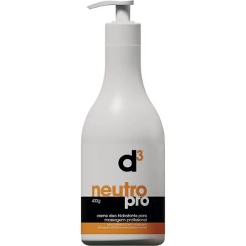 D3 NEUTRO PRO CREME HIDRATANTE P/ MASSAGEM CORPORAL 400G