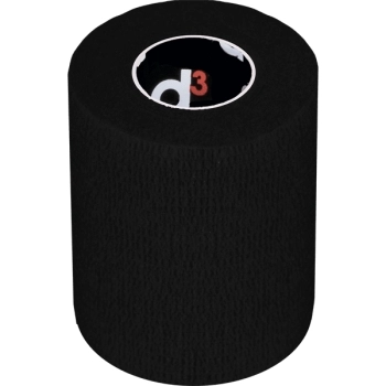 D3 BANDAGEM COEZIVA ELASTICA - POLY BAG PRETA 5CMX5M
